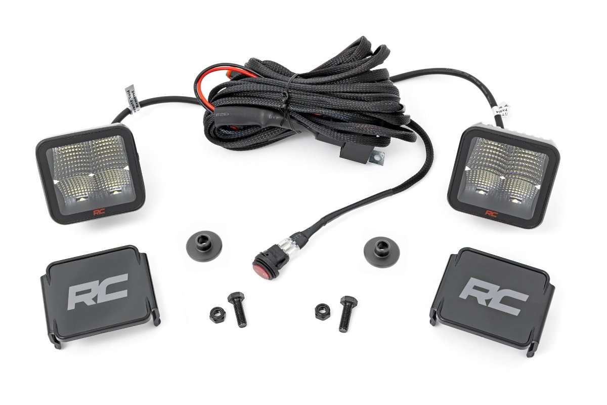 Ford Bronco LED Light Kit - Ditch Mount - Rough Country - 2